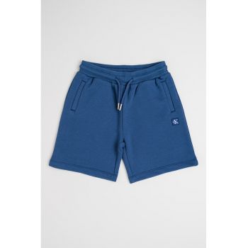 Pantaloni scurti din amestec de bumbac cu logo