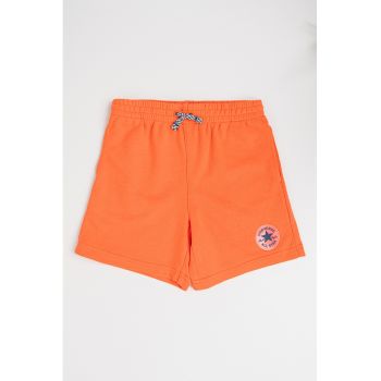Pantaloni scurti din amestec de bumbac cu snur