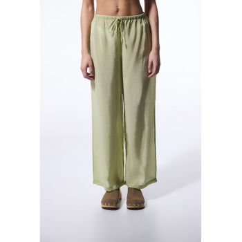 Pantaloni semitransparenti cu croiala ampla - pentru plaja