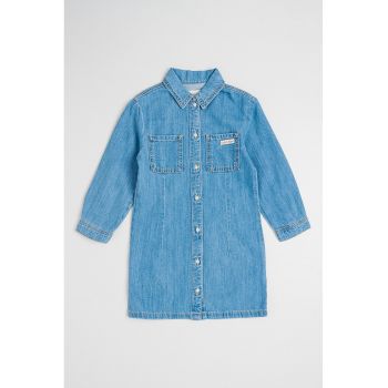 Rochie-camasa din denim