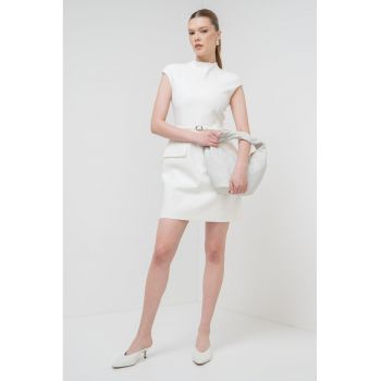 Rochie cu maneci foarte scurte