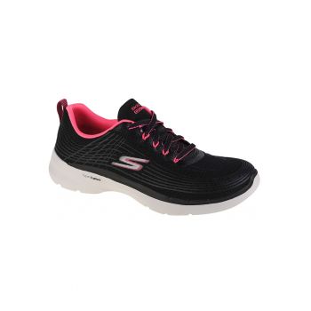 Sneakers -  Go Walk 6 - Stunning Glow 124554-BKHP - Negru