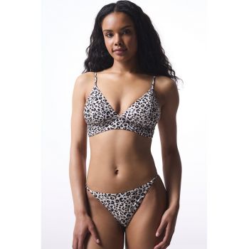 Sutien de baie cu model animal print