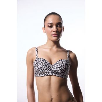 Sutien de baie cu model animal print