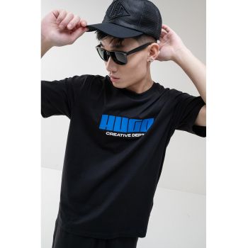 Tricou cu logo pe piept Newromi