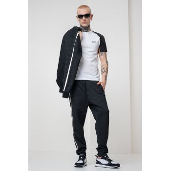 Tricou din material pique cu logo