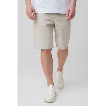Bermude chino cu buzunare oblice