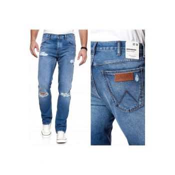 Blugi barbati -  7669-138 - Greensboro - Bumbac - Lungi - Barbati - Regular fit - W31-L34 US - Albastru