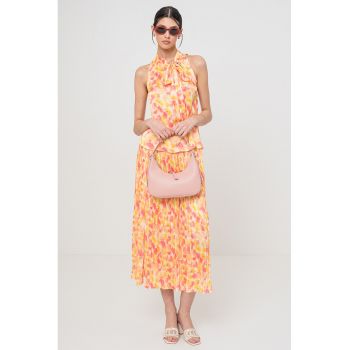 Bluza cu model floral - fara maneci