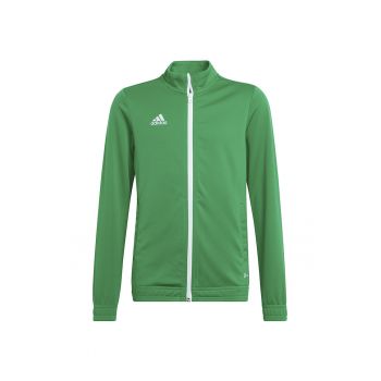 Hanorac sport copii  Entrada 22 - verde - poliester reciclat - cu fermoar pe toata lungimea