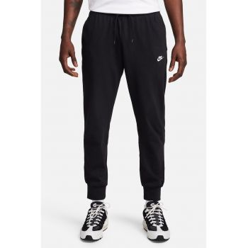Pantaloni de trening cu talie medie si snur