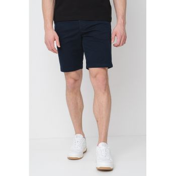 Pantaloni scurti regular-fit din amestec de bumbac