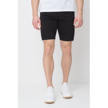 Pantaloni scurti regular-fit din amestec de bumbac