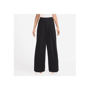 Pantaloni  W NSW TCH FLC HR PLT PANT WIDE-FV8052-010