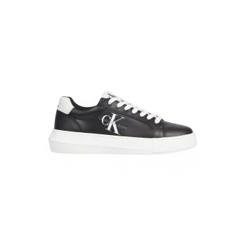 Pantofi sport din piele cu logo