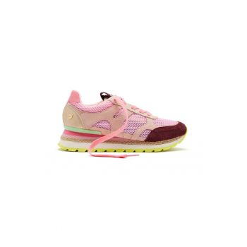 Pantofi sport din piele intoarsa cu insertii din plasa Eddington