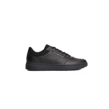 Pantofi sport  pentru Barbati - th basket core lite lth - FM0FM05369-BDS - Negru