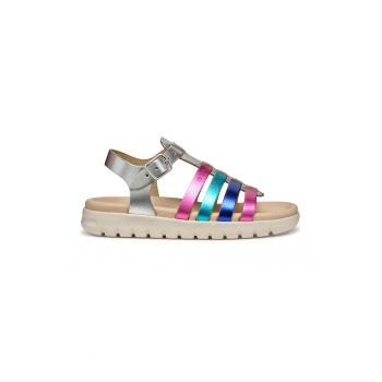 Sandale de piele cu barete multiple Soleima