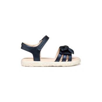 Sandale de piele ecologica cu velcro