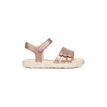 Sandale de piele ecologica cu velcro