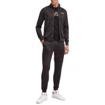 Trening  pentru Barbati - m t-suit t-top fz ch pl cc - 8NPV65-PJHCZ-0208 - Negru