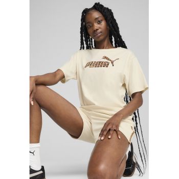 Tricou de bumbac cu imprimeu logo