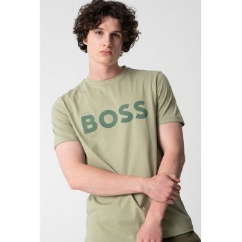 Tricou din bumbac cu logo Thinking