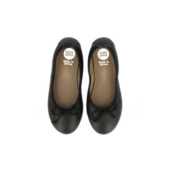 Balerini de piele - Negru -