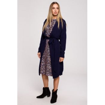 Cardigan cu cordon -