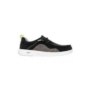 Mocasini din material textil cu model uni