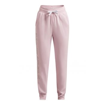 Pantaloni cu imprimeu logo pentru fitness Rival