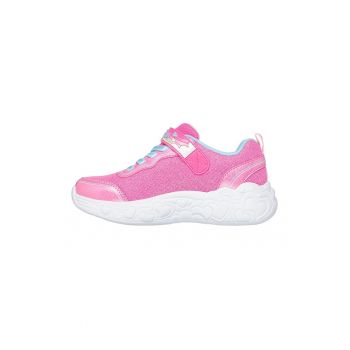 Pantofi sport cu model si lumini cu buton oprire-pornire