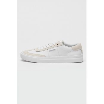 Pantofi sport din piele si piele intoarsa