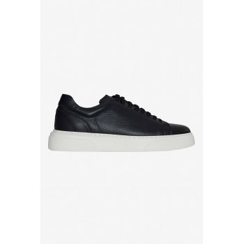 Pantofi sport flatform din piele