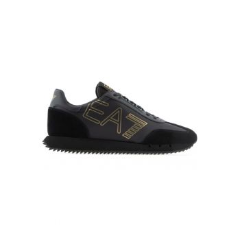 Pantofi sport  pentru Barbati - black white vintage - X8X101-XK257-M701 - Negru