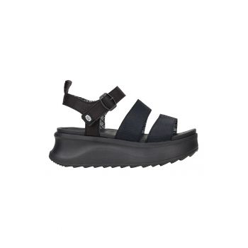 Sandale cu talpa wedge si catarama