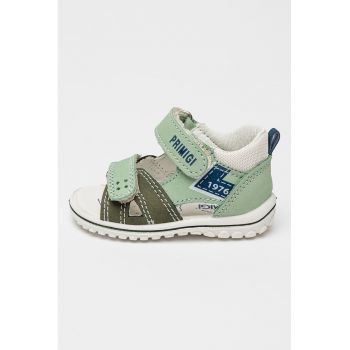 Sandale de piele cu velcro