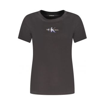Tricou dama -  100% bumbac - Negru - J20J225252