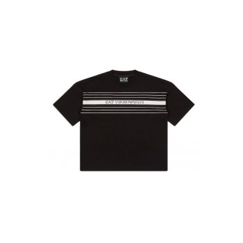 Tricou  pentru Baieti - boy tee extended logo - 7B000069-AF10378-UC001 - Negru
