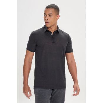 Tricou polo cu model uni