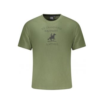 U.S. Grand POLO Tricou barbati cu imprimeu din bumbac - regular fit - rosu -