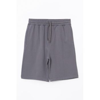 Bermude cu snur si model uni