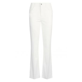 Blugi bootcut cu talie medie