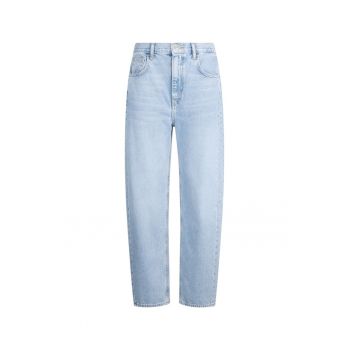 Blugi boyfriend cu model uni