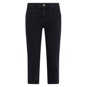 Blugi capri cu talie joasa