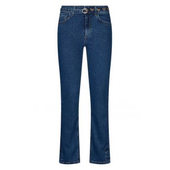 Blugi skinny cu talie inalta