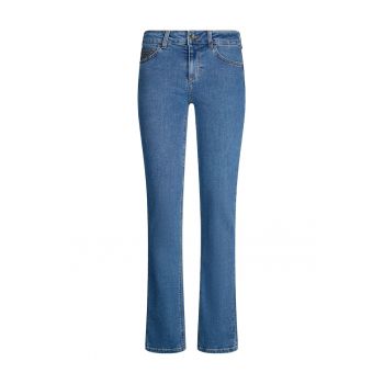Blugi slim fit cu pietre pretioase