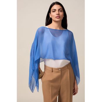 Bolero transparent din amestec de matase