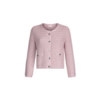 Cardigan crop cu nasturi