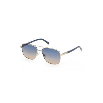 Ochelari de soare aviator unisex cu rama metalica